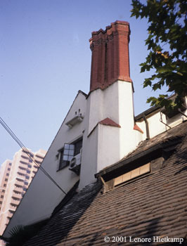 Columbia Road house chimney